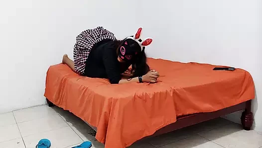 I upload my stepsister's video that was for her boyfriend.