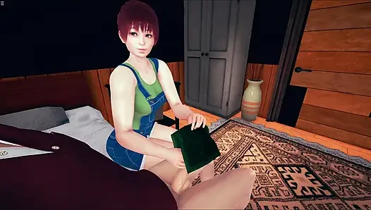 Japon üvey anne kız arkadaşıyla ayrılmadan üvey oğlunun rahatlamasına yardım ediyor