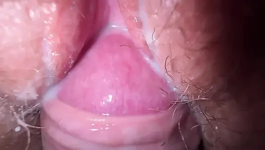 Close up - ngentot sama teman sekamarku yang masih remaja dan crot di memek berbulu
