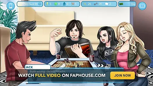 Love & sex second base: playing game with friends at home ep 23