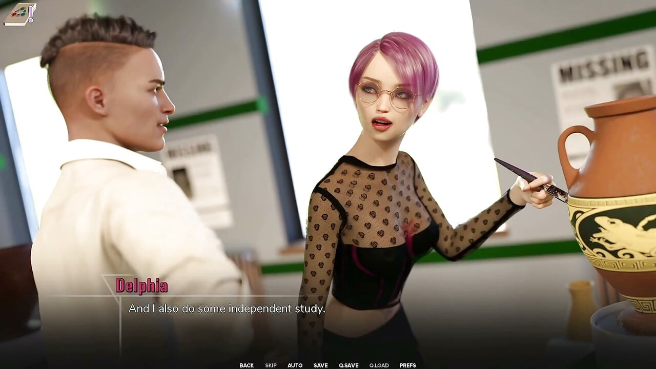 Taboo University 10 - Delphia Mostró Sus Tetas
