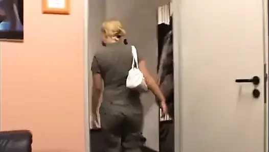 Clueless German Housewife Gets Into the Basement of an Sm Club
