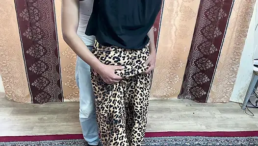 The only bored girl at home fucked her neighbor