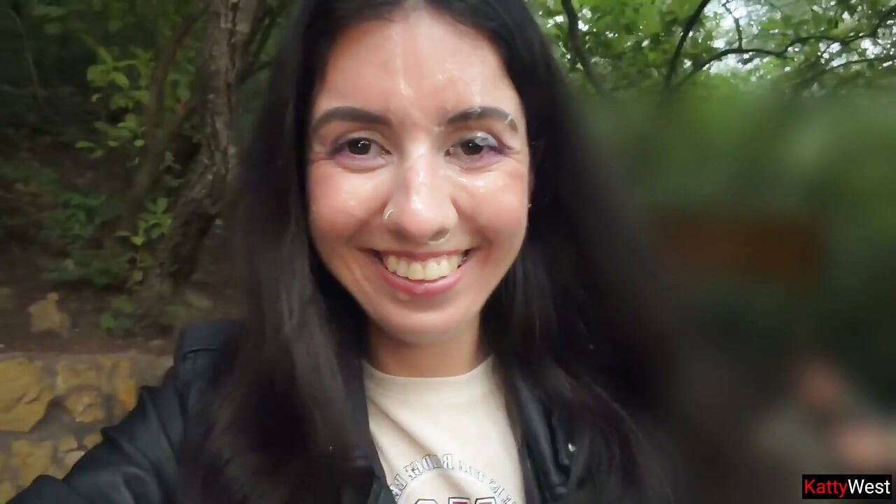 Crazy Cumwalk in Public Park Full of People - Public Blowjob Flashing