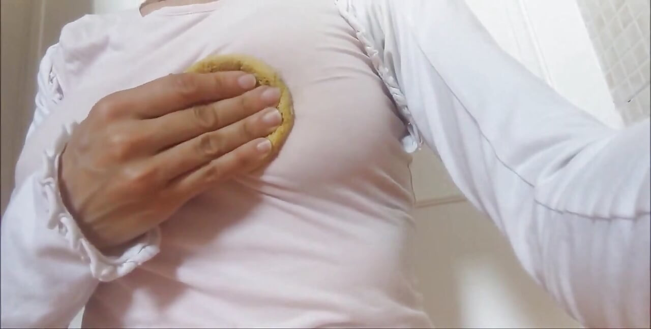 Your M. Shows You the Beautiful Transparencies of Her Stockings and Her Wet Shirt