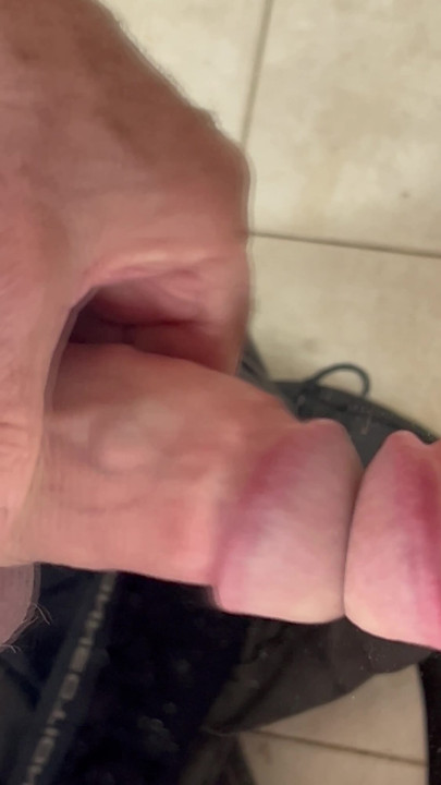 More wanking of my thick cock