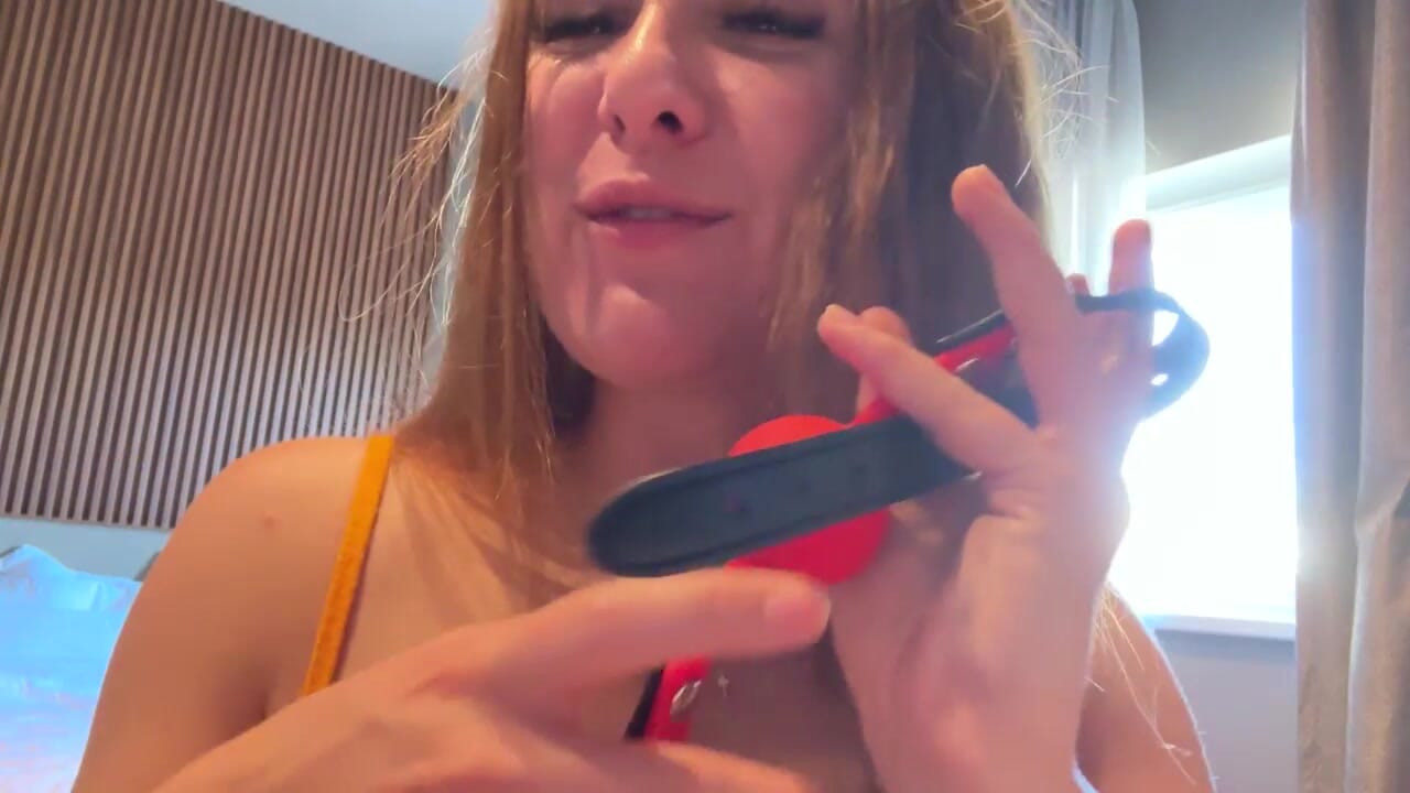 Cruel Reell presents: Red silicone mouth gag for passionate BDSM games