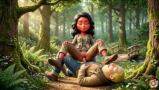 Forbidden Forest Passion - AI Hentai ASMR