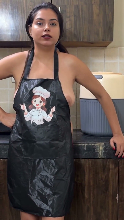 Touching & Eating My Step Mom Ass While She Cleans the Kitchen