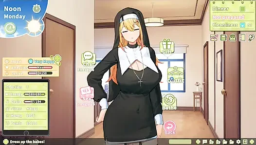Hentai oyunu - ayano kovboy kız sahnesi - hentai oyun animasyonu