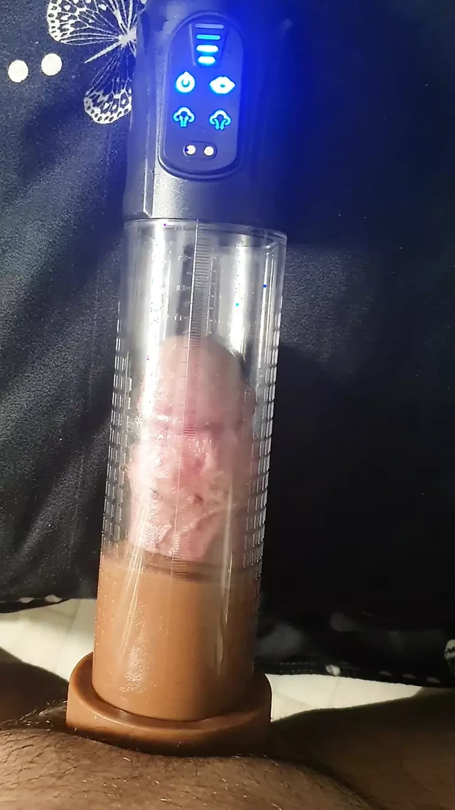 Pumping my cock
