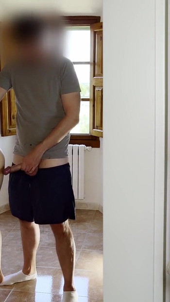 Key moment from "Hotwife Gets Seduced By A Friend - Her Husband Caught Them Cheating And Jerks Off"