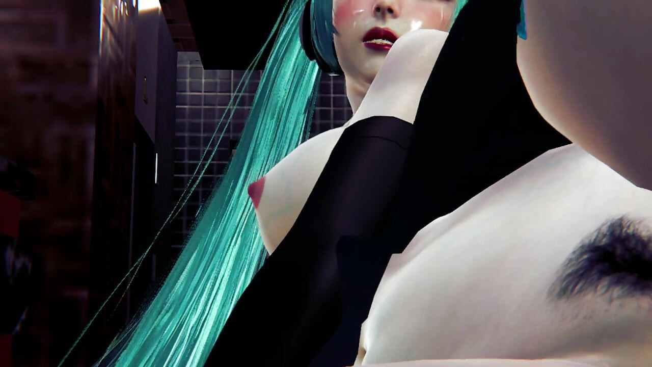 MIKU plná animace šukání - 3D hentai animace
