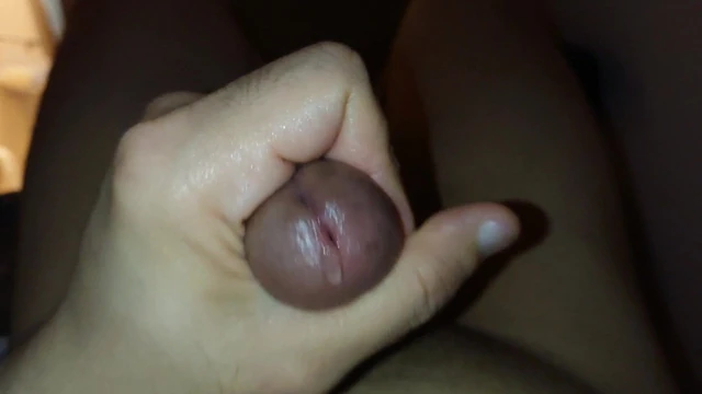 Wanking my horny small dick - part 3 cum shot