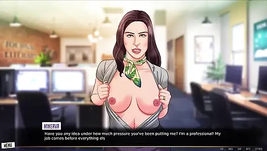I Fucked My Slutty MILF Boss Scene -1