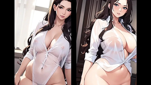 Sexy AI Generated Anime Babe in Hot Poses