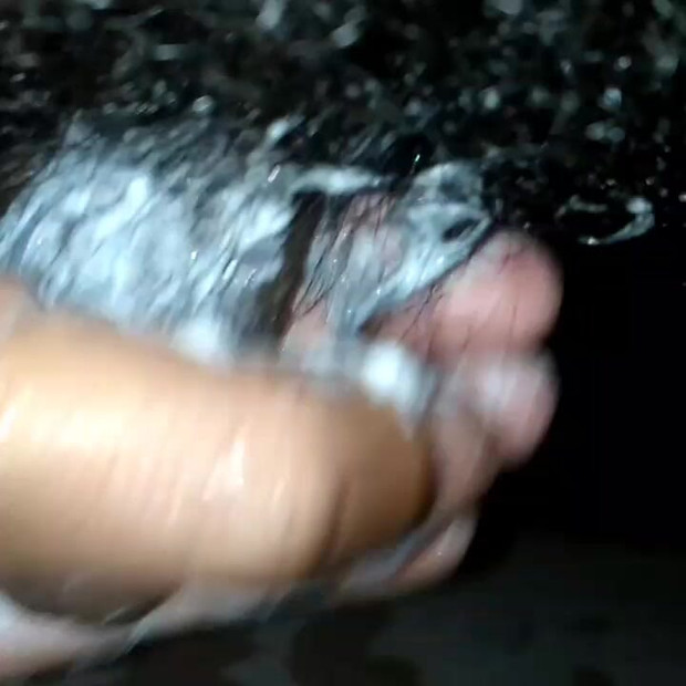 fucking with hand use white greem