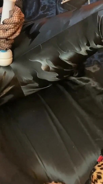 Memorable moment from "Patterned Leggings, Animal Print Heels Masturbation"