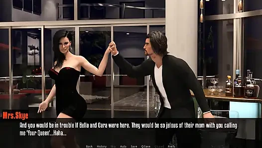 Işıklar loş: seksi orta yaşlı seksi kadın ile gün batımını izliyor bölüm 8