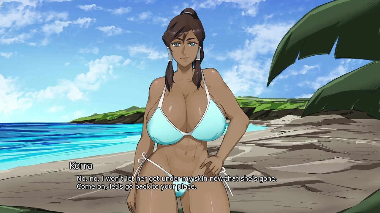 Ember Island - The Battle of Giant Tits between Korra and Azula