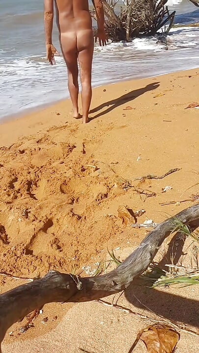 Ladysilva My Hot Ass Tanned on the Beach