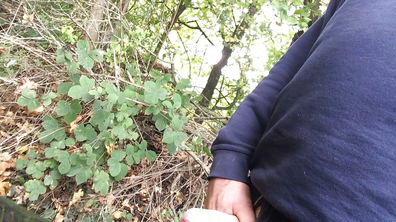 Wank in the woods