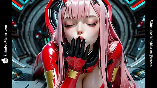 Zero Two sevgilisini franxx'in derinliklerine alıyor