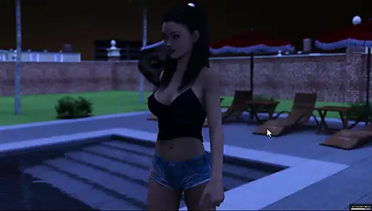 Summer with mia 2 # 8 - I fucked Cindy outside