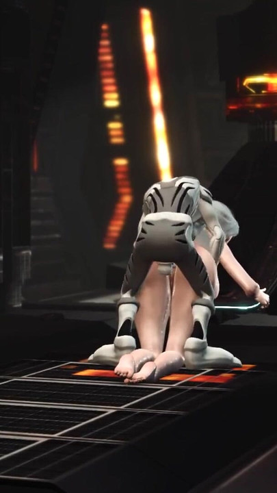 ممارسة الجنس مع كائن فضائي في سفينة فضاء. شقراء شابة مثيرة تتناك من كائن فضائي | مقطع 2