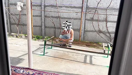 The only bored girl at home fucked her neighbor