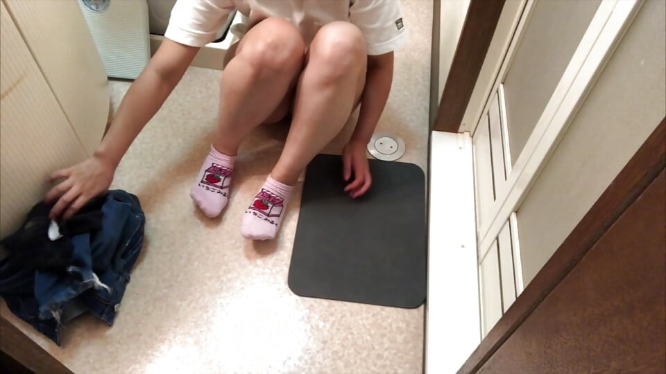 Masturbation with a toy cock. Cute girl moans and comes.