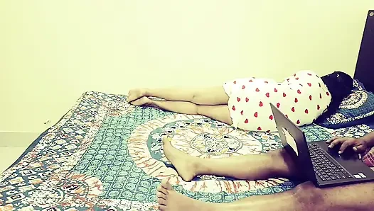 Step Sister Shares Bed with Indian Elder Brother at Home.