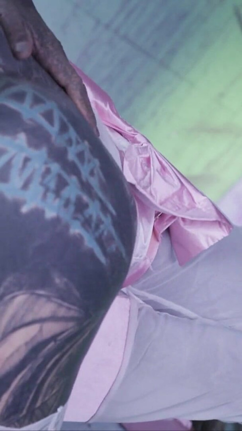 Glasses wearing Tattooed Girl loves the Tattooed Dick Fucking DP and Facial | Clip 1