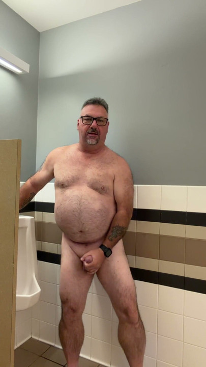 Luvbennude Has Some Fun in a Public Bathroom | Clip 3