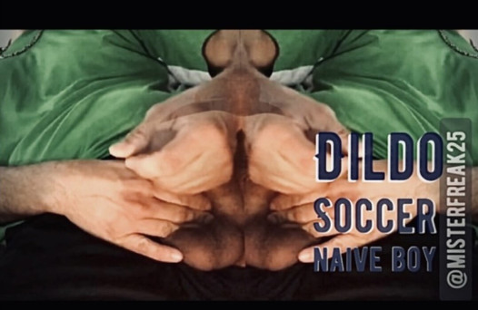 Dildo Play after soccer game naive boy