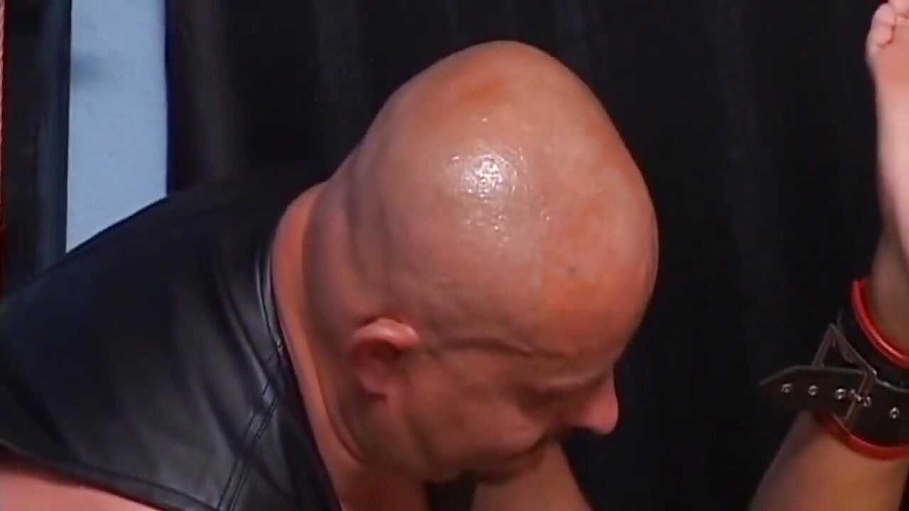 Bound BBW MILF Spanked Hard with Cum on Ass