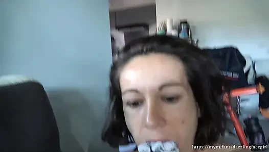 Suck Fuck Eat Repeat - He Makes Me Eat My Soaked Panties Then Feeds Me His Cum