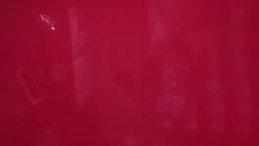 Steep red ceilings :)