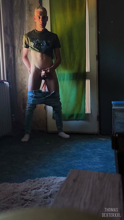 Wank Solo Thomas. Big Dick Jerked off