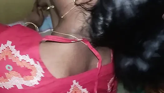 Desi Wife in Red Dress Gets Oiled Ass & Hard Doggy Fuck - Homemade