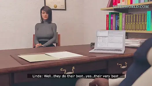 Büyük götlü öğretmen işini sürdürmek için büyük zenci yarağı yönetmeniyle sikişiyor (3 boyutlu seks oyunu)