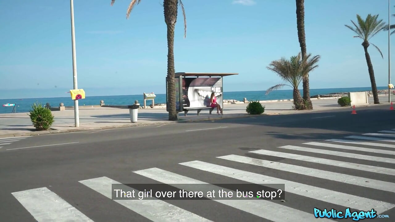Public Agent - Big Tit Russian Briana Bandares Gets Pounded by the Bus Stop
