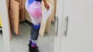 Dana in hot leggins and high heels