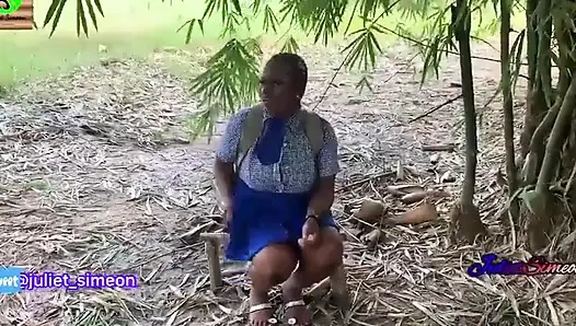 Julietsimeon the Girl, Was Fucked by a Farmer in the Bush.