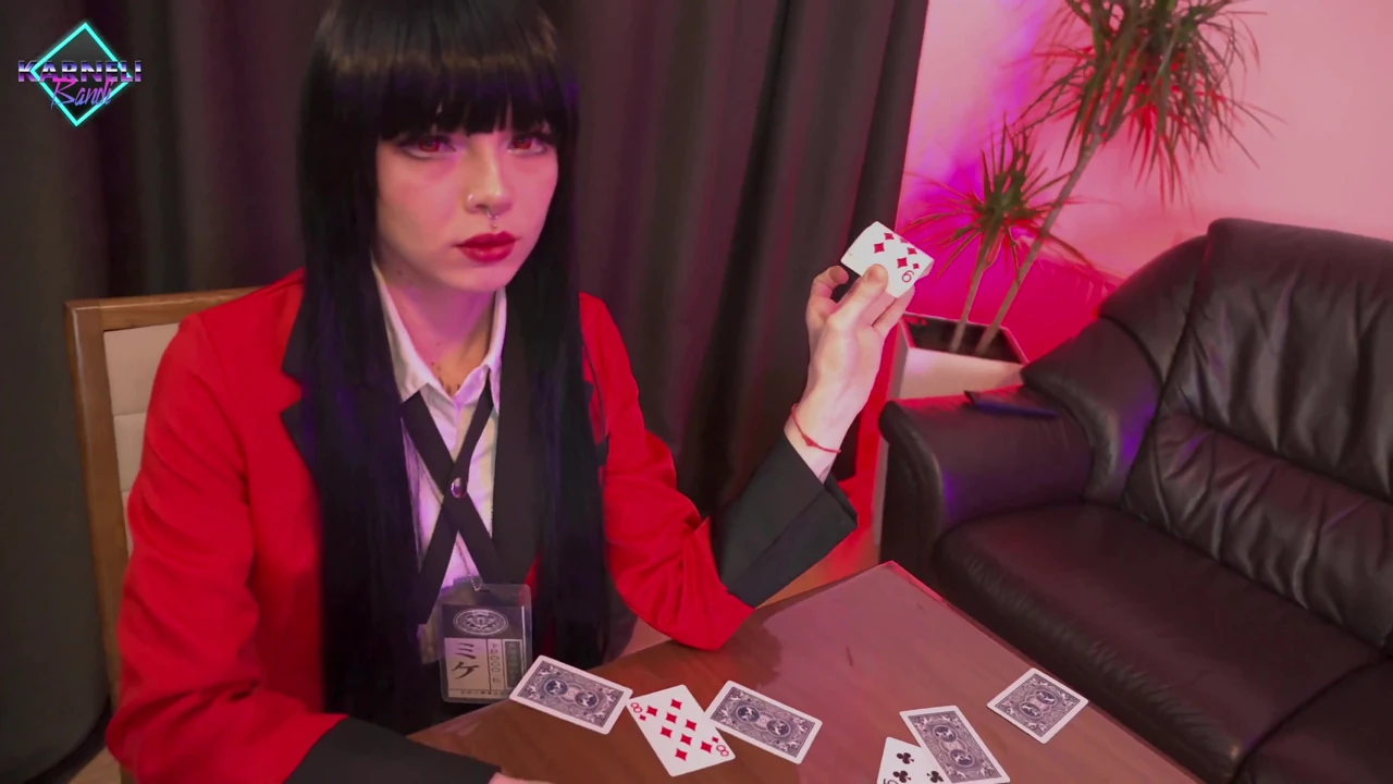 Yumeko jabami doyumsuz götünü memnun ediyor