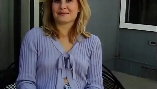 Young Hot Blondie Amateur Sex with Latino Guy