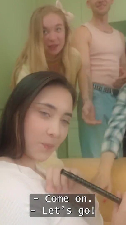 HUNT4K. Deep throat when her boyfriend is next door | Clip 1