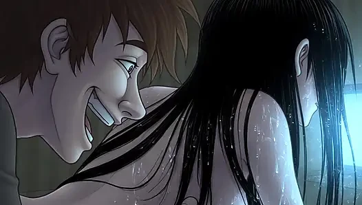 Beautiful Horror Girl Crawled Out of My TV