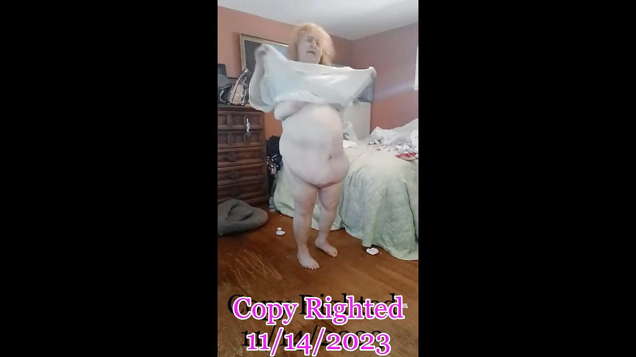 Naughty MILF Nurse Vicki Try's on New Clothing Part 2