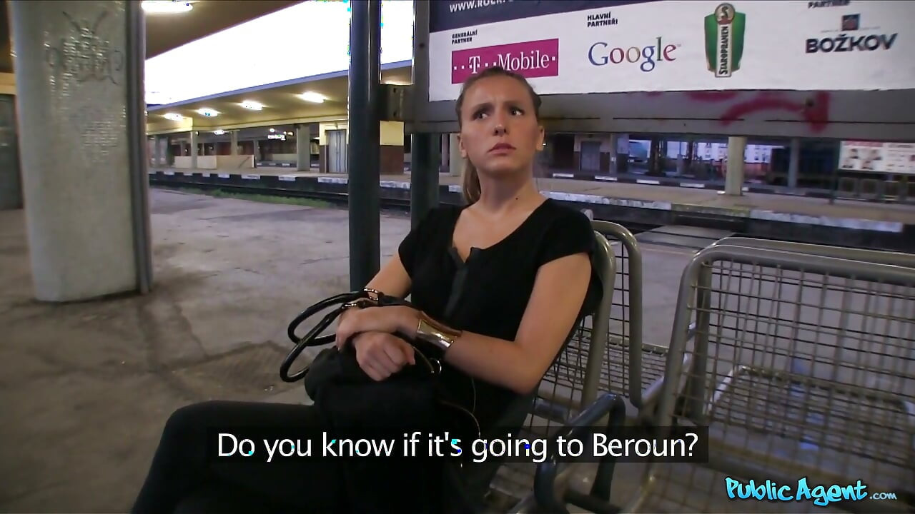 Public Agent - Public Agent Exploits a Stranded Newbie's Train Station Wait for a Wild Pussy Pounding